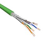 Cat.6A S/FTP Kabel Soepel AWG26 LSZH Groen 500m 100% koper, Computers en Software, Pc- en Netwerkkabels, Ophalen of Verzenden