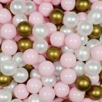 Ballenbak ballen | 100 stuks | Parel wit/zilver/ Licht ro..., Ophalen of Verzenden, Nieuw