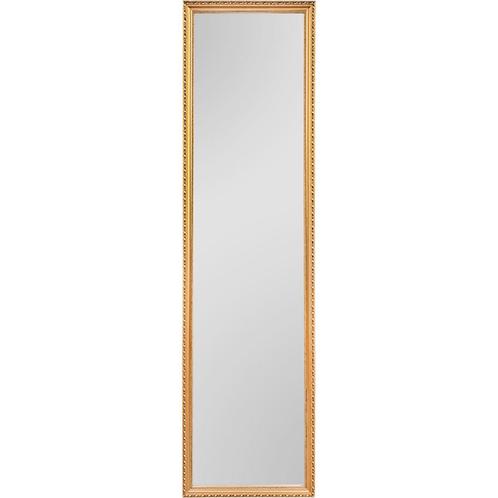 Spiegel - Trion Orrie - WandSpiegel - 35x125cm - Hout - Goud, Huis en Inrichting, Woonaccessoires | Spiegels, Nieuw, Ophalen of Verzenden
