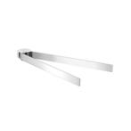 Dubbele Handdoekhouder Sapho Pirenei Draaibaar 35.9 cm, Doe-het-zelf en Verbouw, Ophalen of Verzenden, Nieuw, Chroom, Bad