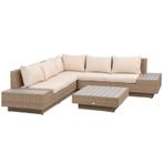 TRUUSK 4 St. Luxe Polyrotan Tuinset, Tuinmeubelen, Tuinset,, Verzenden, Nieuw