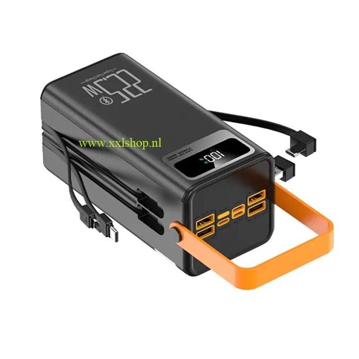 Powerbank power bank *100.000* mAh snellader oplader USB-A +, Telecommunicatie, Mobiele telefoons | Batterijen en Accu's, Nieuw