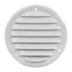 Europlast metalen ventilatierooster rond wit Ø 160mm - MR160, Ophalen of Verzenden, Nieuw