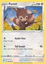 Furret 136/189 Darkness Ablaze, Hobby en Vrije tijd, Verzamelkaartspellen | Pokémon, Ophalen of Verzenden, Nieuw, Losse kaart