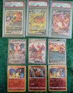 Pokémon - 9 Graded card - Charizard Foil, Full art,, Nieuw