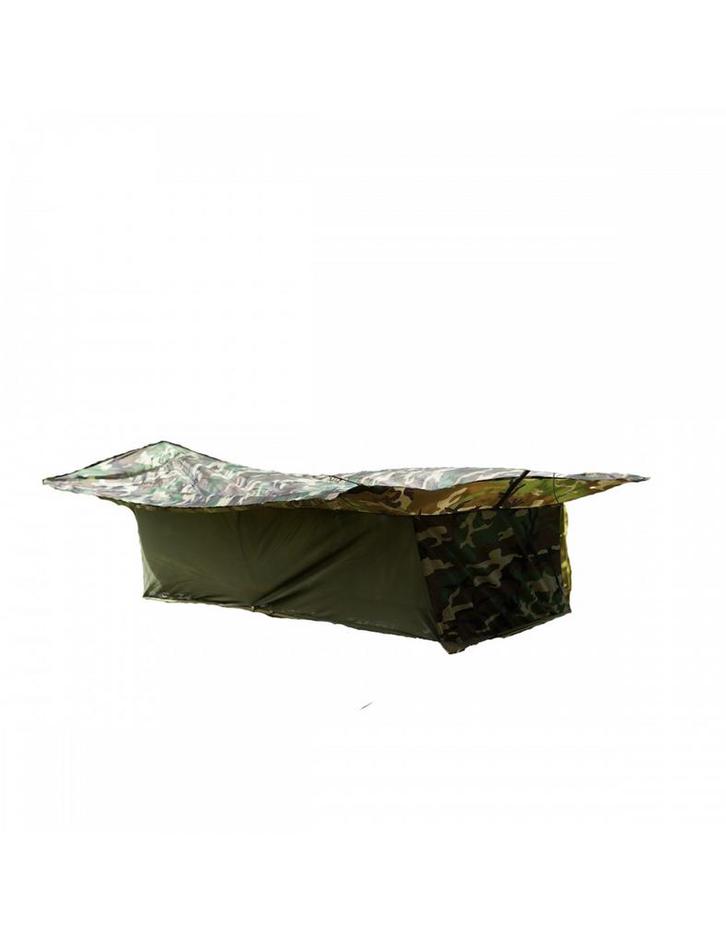 101 Inc hangmat Jungle met dakzeil camouflage Frans Woodland, Tuin en Terras, Hangmatten, Nieuw, Verzenden