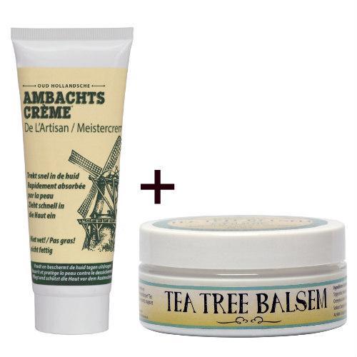 1x Ambachtscrème 75ml + 1x Tea Tree Balsem 75ml, Sport en Fitness, Gezondheidsproducten en Wellness, Verzenden