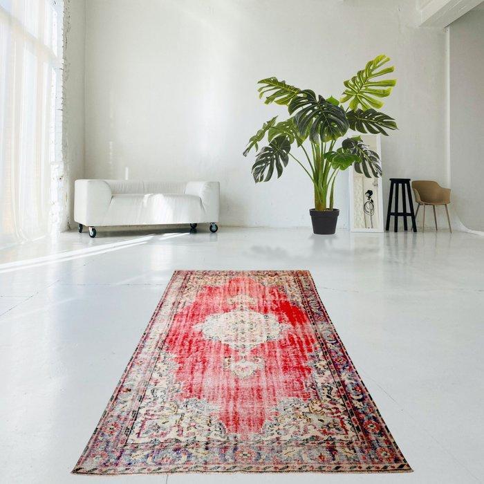 Red Bohemian vintage - Vloerkleed - 290 cm - 185 cm - met, Huis en Inrichting, Stoffering | Tapijten en Kleden