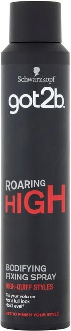 SCHWARZKOPF GOT2B ROARING HIGH BODIFFYING FIXING SPRAY HAA.., Sieraden, Tassen en Uiterlijk, Uiterlijk | Haarverzorging, Verzenden