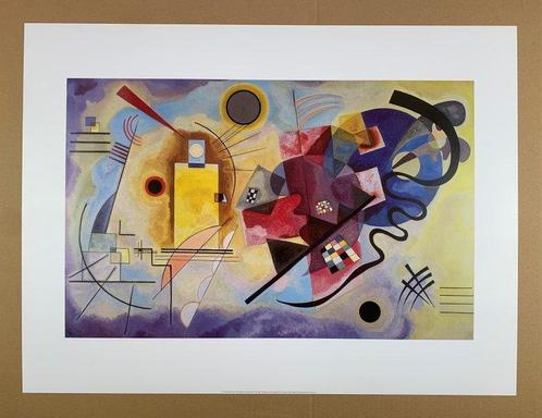 Wassily Kandinsky (1866-1944) - Yellow Red Blue - Bauhaus, Antiek en Kunst, Antiek | Meubels | Stoelen en Banken
