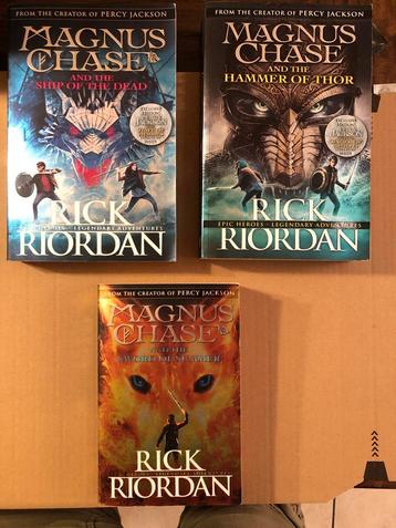 Rick Riordan - Magnus Chase - Trilogie - Engels - compleet