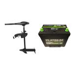 Fluistermotor 66LBS + 110ah accu, Auto-onderdelen, Accu's en Toebehoren, Verzenden, Nieuw