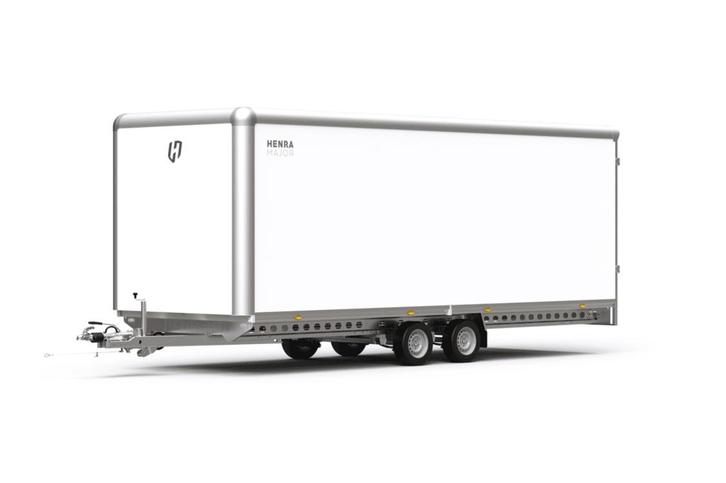 Henra Gesloten plateauwagen 401x202x160 3000k Gesloten, Auto diversen, Aanhangers en Bagagewagens, Nieuw, Ophalen of Verzenden