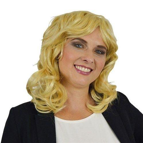 Linda pruik blond, Hobby en Vrije tijd, Feestartikelen, Feestartikel, Nieuw, Verzenden