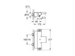 GROHE Grohtherm 2000 - Thermostatische Badkraan -, Huis en Inrichting, Verzenden, Zo goed als nieuw