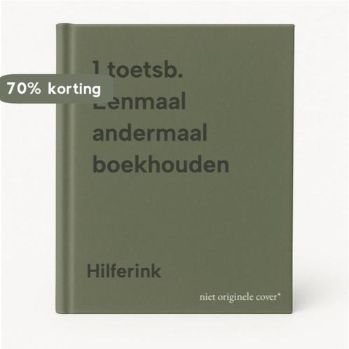 1 toetsb. Eenmaal andermaal boekhouden 9789001894078, Boeken, Overige Boeken, Gelezen, Verzenden
