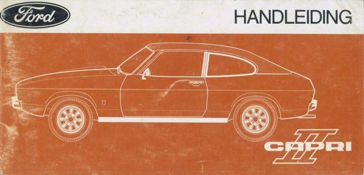 1974 Ford Capri instructieboekje handleiding Nederlands, Auto diversen, Handleidingen en Instructieboekjes, Verzenden