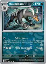 Houndoom 063/131 Masterball Prismatic Evolutions, Ophalen of Verzenden, Nieuw, Losse kaart, Foil
