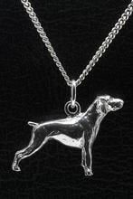 Zilveren Duitse staander korthaar ketting hanger - groot, Verzenden, Nieuw