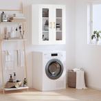 vidaXL Wandkast 69,5x34x90 cm wit, Huis en Inrichting, Kasten | Buffetkasten, Verzenden, Nieuw, 50 tot 100 cm, Minder dan 100 cm
