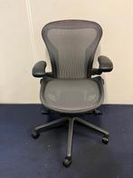 Herman Miller Aeron Maat A, Nieuwste Model (Remastered), Verzenden, Zwart, Zo goed als nieuw, Bureaustoel