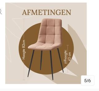 Ca. 48x Eetkamerstoel , Huistuindesign, Bruin, Huis en Inrichting, Stoelen