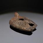 Laat-Romeins / Vroeg-Byzantijns Terracotta Olielamp. 4e-6e, Verzamelen