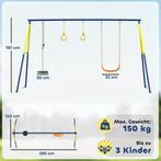 Schommelset Tot 150 Kg 3-in-1 Kinderschommel Met Klassieke S, Verzenden, Nieuw