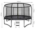 Stevige Trampoline 305 cm - Tot 150 kg - Met Net en Ladde..., Ophalen of Verzenden, Nieuw