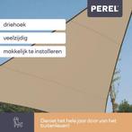 2dekans | Perel Schaduwdoek, waterdoorlatend,, Tuin en Terras, Zonneschermen, Ophalen of Verzenden, Zo goed als nieuw