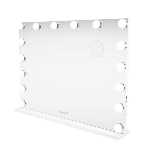 Monster Shop LED Bluetooth Spiegel - Dimbare Make-up Spiegel, Huis en Inrichting, Woonaccessoires | Spiegels, Verzenden