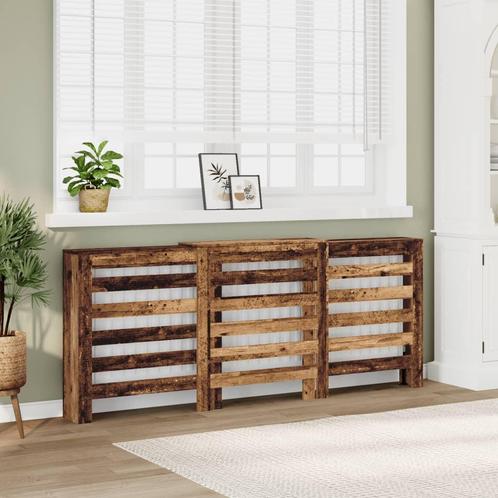 vidaXL Radiatorombouw 205x21,5x83,5 cm bewerkt hout oud hout, Doe-het-zelf en Verbouw, Verwarming en Radiatoren, Nieuw, Verzenden