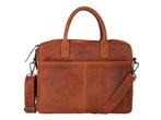 DSTRCT Wall Street Laptop Bag Cognac 11-14 inch, Computers en Software, Laptoptassen, Verzenden, Zo goed als nieuw