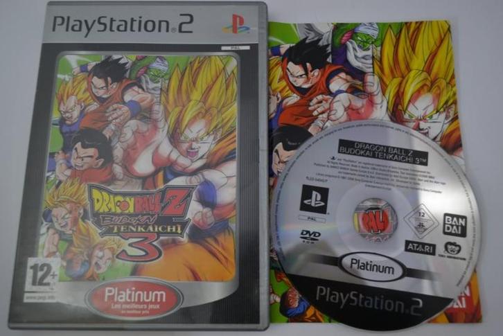 Dragonball Z Budokai Tenkaichi 3 - Platinum (PS2 PAL), Spelcomputers en Games, Games | Sony PlayStation 2, 1 speler, Zo goed als nieuw