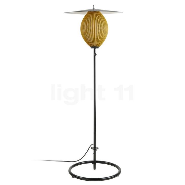 Gubi Satellite Vloerlamp Outdoor, zwart/goud mat, Huis en Inrichting, Lampen | Vloerlampen, Nieuw, Verzenden