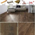 Laminaat + ondervloer + plinten + leggen = v.a.  24,90 p/m, Huis en Inrichting, Stoffering | Vloerbedekking, Verzenden, Nieuw