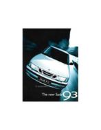 1998 SAAB 9-3 BROCHURE ENGELS, Boeken, Auto's | Folders en Tijdschriften, Nieuw, Author