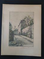 Paul Trelade dit Gen Paul (1895-1975) - Rue des saules et le