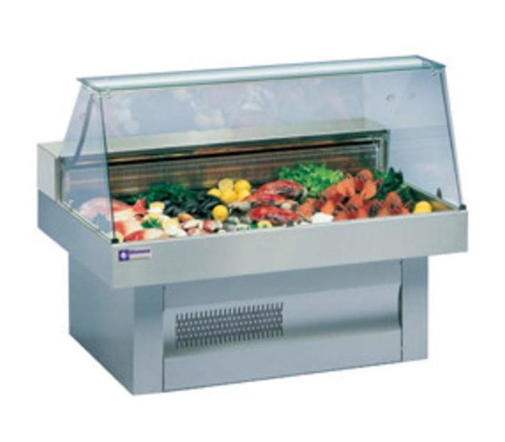 Vitrine Toonbank Vis | Gebogen Ruiten | Gekoeld 0 / +2 ºC.., Zakelijke goederen, Horeca | Keukenapparatuur, Verzenden