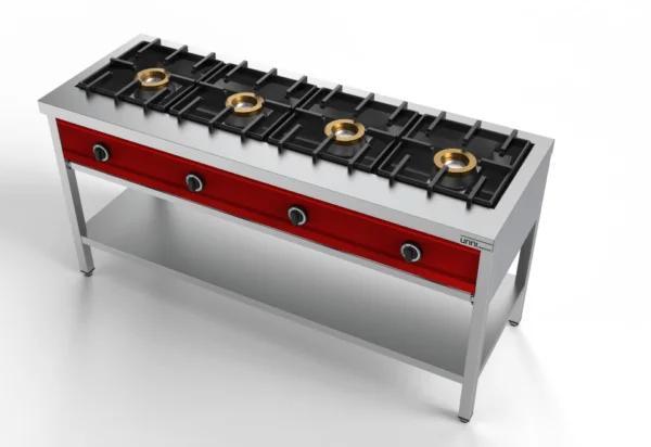 Unni-cooking | Pannenkoek Kookfornuis 4x8kw | Gas | 1685x600, Zakelijke goederen, Horeca | Keukenapparatuur, Nieuw in verpakking