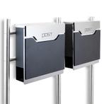 Vrijstaande Designbrievenbus - Grafiet, Verzenden, Nieuw