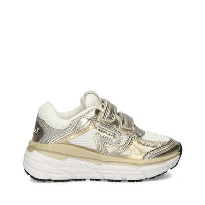 Replay Christel Kid klittenbandschoenen in het Goud, Kleding | Dames, Schoenen, Instappers, Overige kleuren, Nieuw, Verzenden