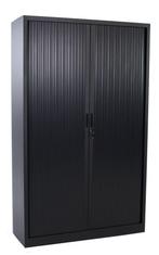Roldeurkast hoog model zwart STOR 120x43x198, Huis en Inrichting, Kasten | Overige, Ophalen of Verzenden, Nieuw