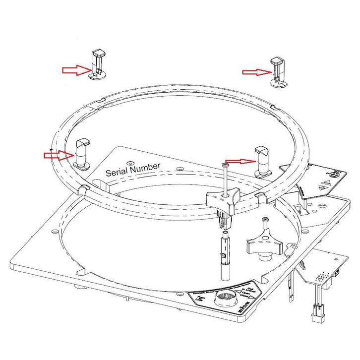 MaxxFan Bevestigingsklemmen Ring, Caravans en Kamperen, Kampeeraccessoires, Nieuw