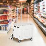 TRUUSK Opvouwbare Boodschappentrolley - Verstelbare Telescoo, Huis en Inrichting, Verzenden