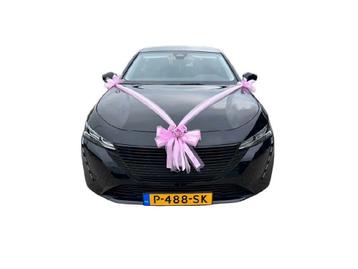 Autodecoratie bruiloft trouwauto versiering clara roze beschikbaar voor biedingen