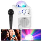 Vonyx SBS50W Karaoke set met microfoon, Bluetooth en lichtef, Audio, Tv en Foto, Luidsprekers, Verzenden, Nieuw