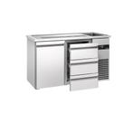 GGM Gastro | Barkoeling PREMIUM - 1550x700mm - 1 deur & 3 |, Verzenden, Nieuw in verpakking