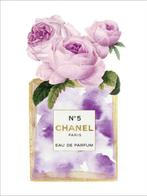 Glasschilderij Chanel N°5 | Ter Halle | 115, Huis en Inrichting, Woonaccessoires | Overige, Ophalen of Verzenden, Nieuw