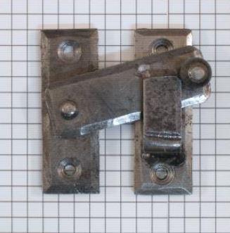 Overslag-sluiting ijzer blank gelakt, Doe-het-zelf en Verbouw, Hang- en Sluitwerk, Verzenden